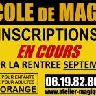 Cours de magie  orange 84